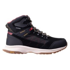 Buty trekkingowe Elbrus Darda Mid WP V. Czarne buty trekkingowe męskie ELBRUS, z materiału, bez zapięcia, trekkingowe. Za 1,010.23 zł.