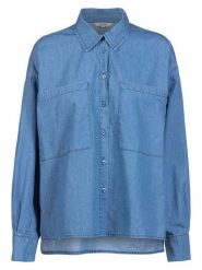 Herrlicher Koszula dżinsowa w kolorze niebieskim rozmiar: L. Niebieskie koszule damskie Herrlicher, l, bez wzorów, z bawełny, bez kołnierzyka, bez ramiączek. Za 130.99 zł.