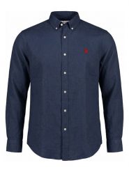 U.S. Polo Assn. Koszula w kolorze granatowym rozmiar: XXL. Niebieskie koszule męskie U.S. Polo Assn., s, bez wzorów, bez kołnierzyka, bez ramiączek. Za 209.95 zł.