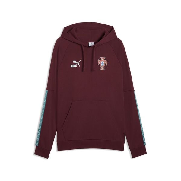 Męska bluza z kapturem reprezentacji Portugalii KING PUMA. Czerwone bluzy sportowe męskie Puma, na wiosnę, m, z bawełny. Za 299.00 zł.