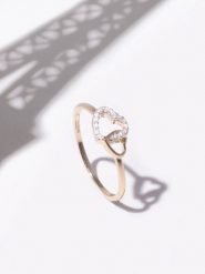 DIAMOND & CO Złoty pierścionek z diamentami rozmiar: 54. Żółte pierścionki damskie Diamond & Co, z diamentem, złote. Za 1,064.95 zł.