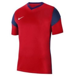 Koszulka Mężczyzna Nike Park III czerwony. Czerwone t-shirty sportowe męskie Nike, l, z materiału, bez ramiączek, do piłki nożnej, dri-fit (nike). Za 112.85 zł.