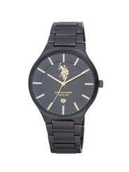 U.S. Polo Assn. Zegarek kwarcowy w kolorze czarnym rozmiar: onesize. Czarne, analogowe zegarki męskie U.S. Polo Assn., metalowe. Za 217.99 zł.