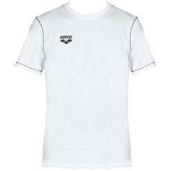 Koszulka Arena TL. Białe t-shirty damskie Arena, l, bez wzorów, z materiału, bez kołnierzyka. Za 130.50 zł.