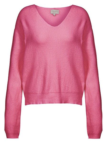 Herrlicher Sweter "Betti" w kolorze różowym rozmiar: M. Różowe swetry klasyczne damskie Herrlicher, m, ze splotem, bez kołnierzyka. Za 164.45 zł.