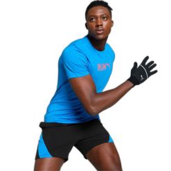 Koszulka Sportowa Męska Puma Graphic Run. Niebieskie t-shirty sportowe męskie Puma, m, bez ramiączek, trekkingowe. Za 105.25 zł.