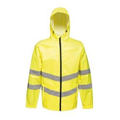 Męska Kurtka Robocza Odlaskowa Packaway. Żółte kurtki męskie Regatta, l, bez wzorów, sportowe, bez kaptura. Za 197.99 zł.