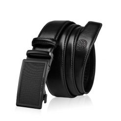 Skórzany pasek męski BETLEWSKI Czarny 105. Czarne paski męskie Betlewski, bez wzorów, ze skóry. Za 99.00 zł.