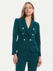 Rinascimento Marynarka CFC0126227003 Zielony Slim Fit. Zielone marynarki i żakiety damskie RINASCIMENTO, l, bez wzorów, z syntetyku. Za 569.99 zł.