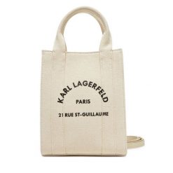 Torebka KARL LAGERFELD. Brązowe torebki klasyczne damskie Karl Lagerfeld, bez wzorów, bez dodatków. Za 279.99 zł.