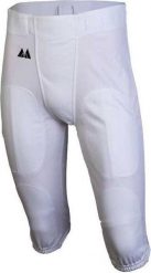 Nfl - Spodnie do futbolu amerykańskiego - Dorośli. Białe spodnie materiałowe męskie MM, bez wzorów, z materiału. Za 215.96 zł.