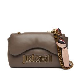 Torebka Just Cavalli. Brązowe torebki klasyczne damskie Just Cavalli, bez wzorów, bez dodatków. Za 609.99 zł.