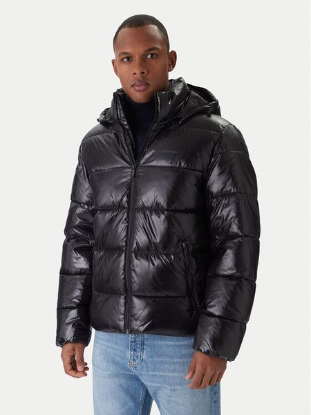 Calvin Klein Kurtka zimowa LV04LD539G Czarny Regular Fit. Czarne kurtki męskie CALVIN KLEIN, na zimę, m, bez wzorów, z syntetyku, bez kaptura. Za 1,299.00 zł.