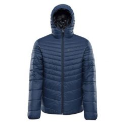 Kurtka męska ocieplana dwustronna Alpine Pro Erom. Niebieskie kurtki męskie Alpine Pro, m, bez wzorów, z puchu, sportowe, bez kaptura. W wyprzedaży za 499.00 zł.