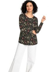 WITT WEIDEN Bluzka w kolorze czarnym rozmiar: 48. Czarne bluzki damskie WITT WEIDEN, bez wzorów, bez kołnierzyka, bez ramiączek. Za 26.99 zł.