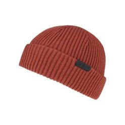Czapka Ziener Ipu ZNR. Brązowe czapki męskie Ziener, z aplikacjami, z wełny, eleganckie. Za 148.75 zł.