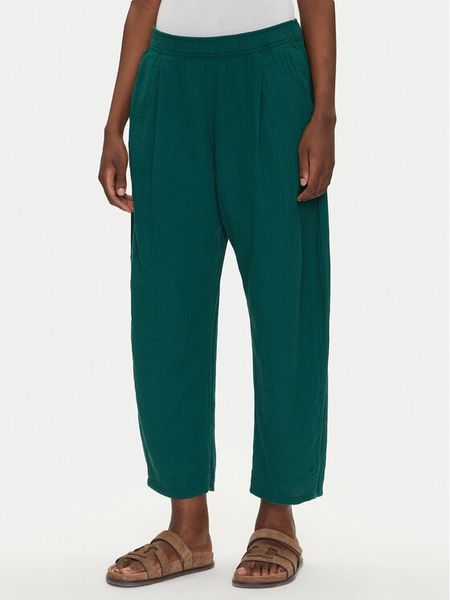 Gap Spodnie materiałowe 713952-04 Zielony Regular Fit. Zielone spodnie materiałowe damskie GAP, bez wzorów, z bawełny. Za 199.99 zł.