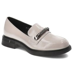 Szare Półbuty Vinceza Eleganckie Mokasyny Damskie. Szare mokasyny damskie VINCEZA, ze skóry ekologicznej. Za 149.00 zł.