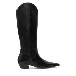 Kowbojki Vagabond Shoemakers. Czarne kozaki damskie Vagabond Shoemakers, bez obcasa, na płaskiej podeszwie. Za 919.99 zł.