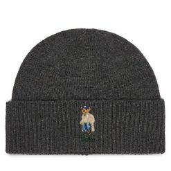 Czapka Polo Ralph Lauren. Szare czapki męskie Polo Ralph Lauren, na zimę, bez wzorów. Za 689.99 zł.