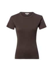 Marie Lund Koszulka Kobiety Bawełna brązowy, L. Brązowe t-shirty damskie Marie Lund, l, bez wzorów, z bawełny, bez kołnierzyka. Za 79.95 zł.