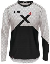 G-FORM Pro X-4 koszulka z długim rękawem S biała/czarna. Białe t-shirty damskie G-Form, s, bez wzorów, z elastanu, bez kołnierzyka. Za 387.85 zł.
