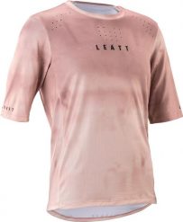 Koszulka rowerowa damska Leatt MTB Gravity 4.0. Czerwone topy sportowe damskie LEATT, m, bez wzorów, z materiału, bez ramiączek. Za 289.99 zł.