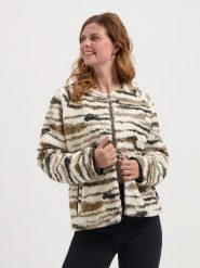 TRAVELIN' Kurtka pluszowa w kolorze kremowym rozmiar: XL. Brązowe kurtki damskie Travelin', xl, bez wzorów, bez kaptura. Za 239.99 zł.