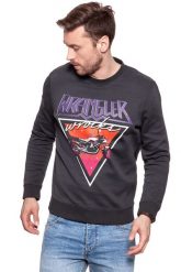 BLUZA WRANGLER MĘSKA CREW SWEAT FADED BLACK W6559IHV6 112130571. Czarne bluzy bez kaptura męskie Wrangler, m. W wyprzedaży za 69.99 zł.