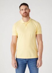 WRANGLER POLOSHIRT MĘSKA KOSZULKA POLO PALE BANANA W7X7K4Y37 112328988. Koszulki polo męskie Wrangler, l, bez wzorów, bez ramiączek. Za 99.99 zł.