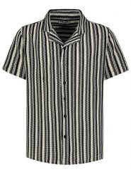 Sublevel Koszula - Regular fit - w kolorze czarno-białym rozmiar: M. Białe koszule męskie Sublevel, m, bez wzorów, bez kołnierzyka, bez ramiączek. Za 100.99 zł.