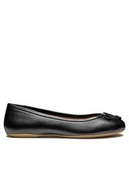 Geox Baleriny D Palmaria W D46XSA 000TU C9999 Czarny. Czarne baleriny damskie Geox, bez wzorów, ze skóry, bez obcasa. Za 219.99 zł.