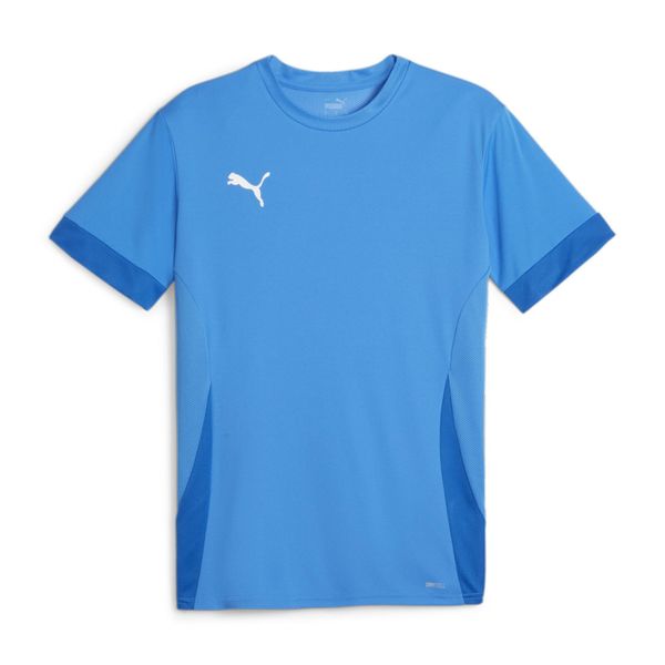 Koszulka męska PUMA T-shirt Bluzka Sportowa Treningowa DryCELL. Niebieskie t-shirty męskie Puma, m, z jersey, bez ramiączek, do piłki nożnej. Za 80.99 zł.