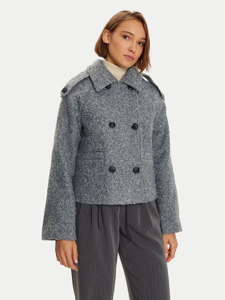 Kaffe Kurtka przejściowa Tory 10509180 Szary Regular Fit. Szare kurtki damskie Kaffe, bez wzorów, z syntetyku, bez kaptura. Za 289.99 zł.