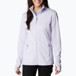 Bluza trekkingowa damska Columbia Park View Grid Fleece. Fioletowe bluzy bez kaptura damskie Columbia, xs. Za 159.99 zł.