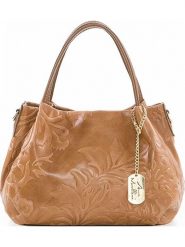 Anna Morellini Skórzana torebka "Clarissa" w kolorze jasnobrązowym - 28 x 20 x 12 cm rozmiar: onesize. Brązowe torebki klasyczne damskie Anna Morellini, bez wzorów, z materiału, bez dodatków. Za 271.03 zł.