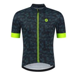 Koszulka rowerowa męska Rogelli Rubik. Niebieskie t-shirty sportowe męskie Rogelli, m, bez ramiączek, rowerowe. Za 199.00 zł.