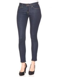 Levi´s Dżinsy "711" - Skinny fit - w kolorze granatowym rozmiar: W26/L32. Niebieskie jeansy damskie z podwyższonym stanem. Za 210.32 zł.