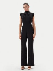 Rinascimento Kombinezon CFC0123795003 Czarny Regular Fit. Czarne kombinezony damskie RINASCIMENTO, xl, bez wzorów, z syntetyku, bez kołnierzyka, bez ramiączek. Za 319.99 zł.