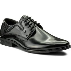 Półbuty OTTIMO - M17SS106-7 Czarny. Czarne buty wizytowe męskie Ottimo, z materiału, bez zapięcia. Za 119.99 zł.