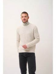 Just Cashmere Kaszmirowy sweter "Torlen" w kolorze kremowym rozmiar: XL. Brązowe swetry męskie Just Cashmere, xl, bez wzorów, z kaszmiru, bez kołnierzyka. Za 430.46 zł.