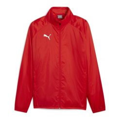 Kurtka męska Puma Team Goal All Weather. Czerwone kurtki męskie Puma, m, bez wzorów, sportowe, bez kaptura. Za 216.99 zł.