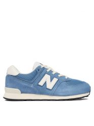 New Balance Sneakersy G57479P Niebieski. Niebieskie trampki i tenisówki chłopięce New Balance, bez wzorów, ze skóry, bez zapięcia. Za 449.99 zł.