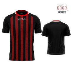 T-shirt rugby Givova Czarny-Czerwony 2XS - Oddychający i Trwały. Czarne t-shirty męskie Givova, xs, bez wzorów, bez kołnierzyka. Za 136.99 zł.