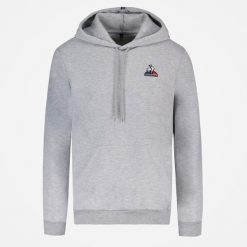 Bluza sportowa z kapturem męska ESS Hoody N°2 M. Czarne bluzy sportowe męskie Le Coq Sportif, bez wzorów, casualowe, bez kołnierzyka, bez ramiączek. Za 490.00 zł.