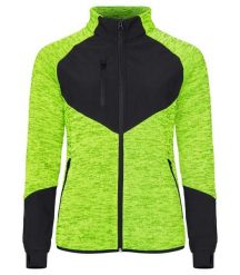 Clique Haines Women polar i softshell Visib Yellow. Żółte kurtki softshell damskie CLIQUE, l, bez wzorów, z dzianiny, bez kaptura. Za 284.54 zł.