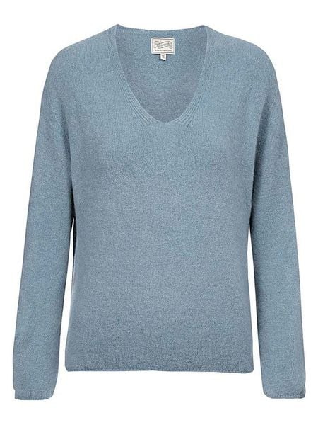 Herrlicher Sweter "Emna" w kolorze błękitnym rozmiar: L. Niebieskie swetry klasyczne damskie Herrlicher, l, bez kołnierzyka. Za 161.73 zł.