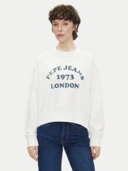 Pepe Jeans Bluza Venus PL581487 Écru Loose Fit. Bluzy bez kaptura damskie Pepe Jeans, s, z bawełny. Za 199.99 zł.