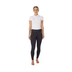 Damskie zimowe legginsy jeździeckie z kieszenią na telefon Horze Active. Niebieskie legginsy damskie HORZE, s, bez wzorów, z elastanu. Za 247.65 zł.