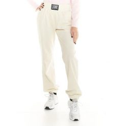 Spodnie dresowe z kieszenie na co dzień na siłownię. Czarne spodnie dresowe damskie LEONE 1947 APPAREL, bez wzorów, z dresówki. Za 147.31 zł.